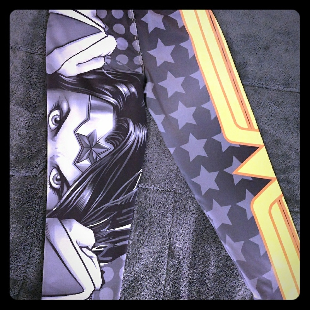 Wonder woman Workout leggings made in Columbia